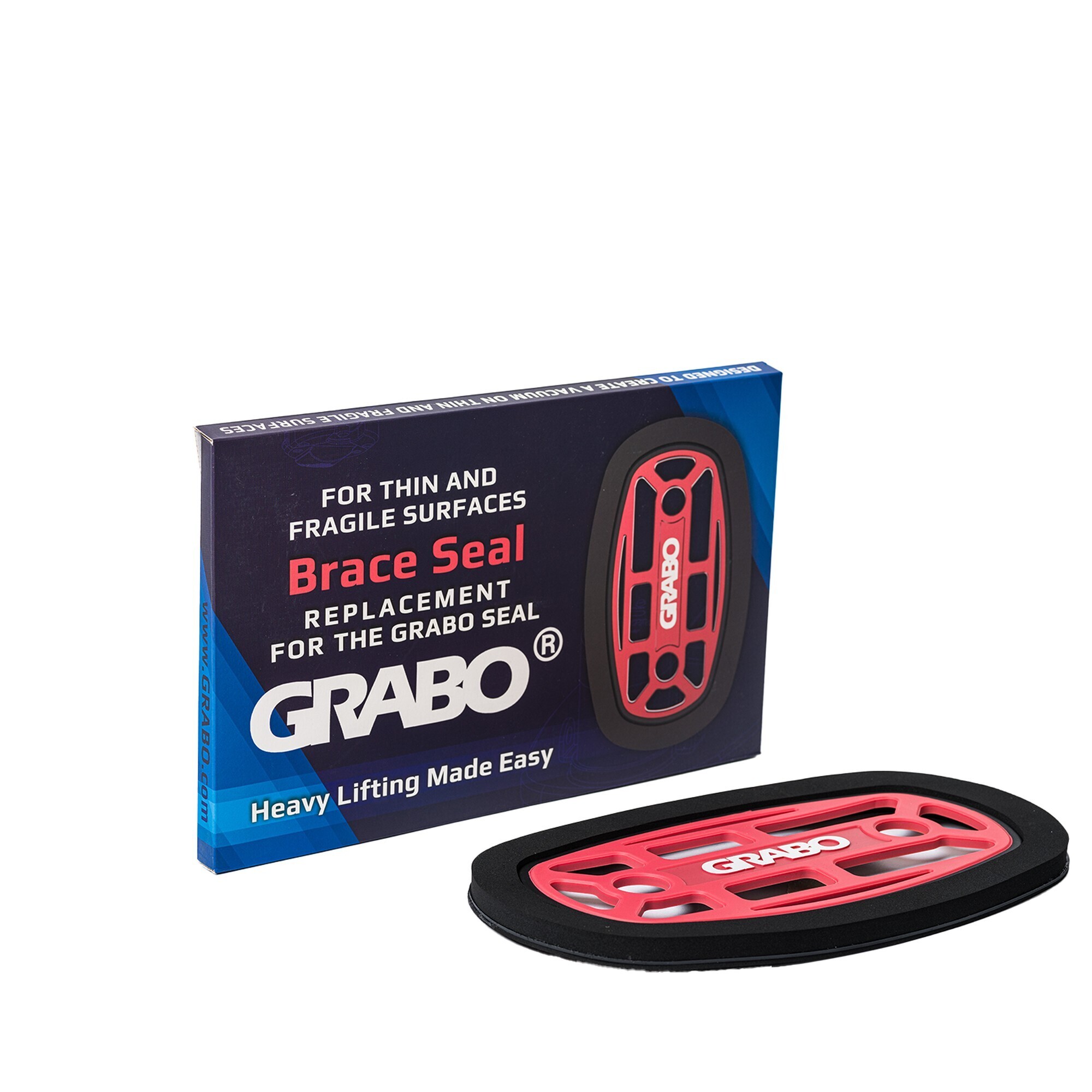 GRABO Brace Seal Low Profile Silicone Gasket for Thin and Flexible Materials Under 6 Millimeter, BS-21951